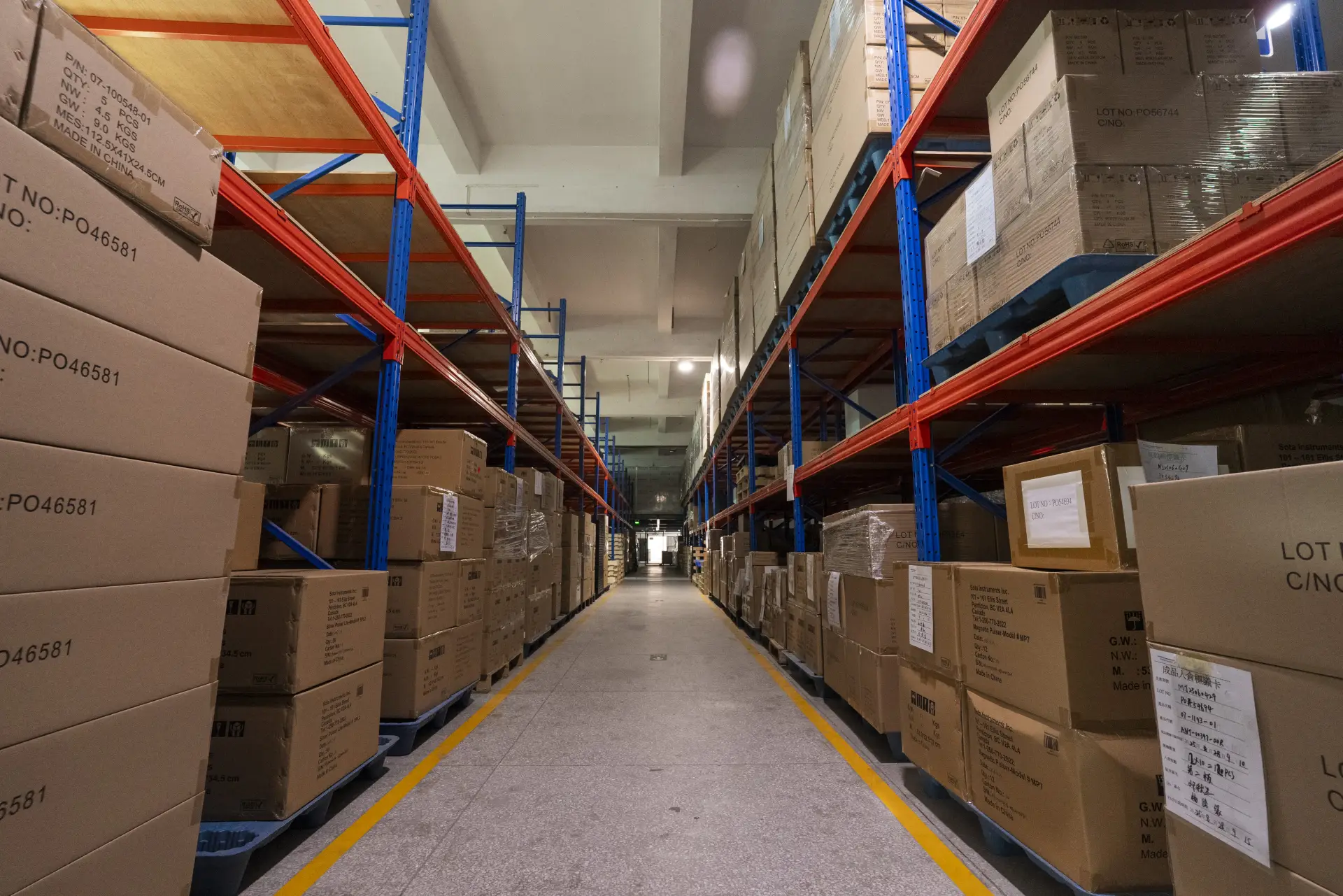 Warehousing and shipping